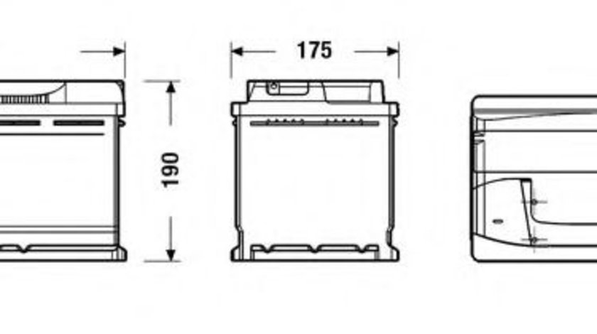 Baterie de pornire SEAT ALHAMBRA (7V8, 7V9) (1996 - 2010) EXIDE EB800 piesa NOUA