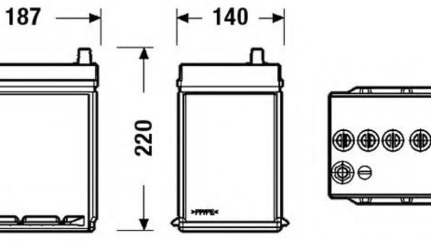 Baterie de pornire SUZUKI ALTO (HA12, HA23) (1998 - 2004) EXIDE _EB356A piesa NOUA