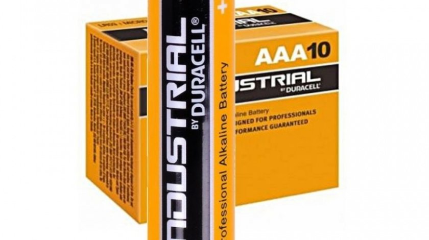 Baterie Duracell Alcalina AAA Set 10 Buc LR03/MN2400 Industrial