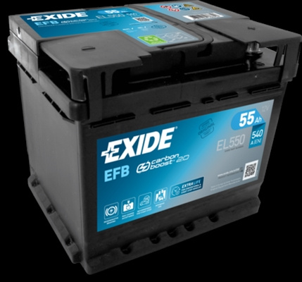 Baterie Efb 55ah 540a 207x 175x190 +dr Exide Audi EL550