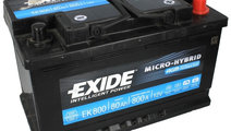Baterie Exide Agm Start-Stop 80Ah 800A 12V EK800