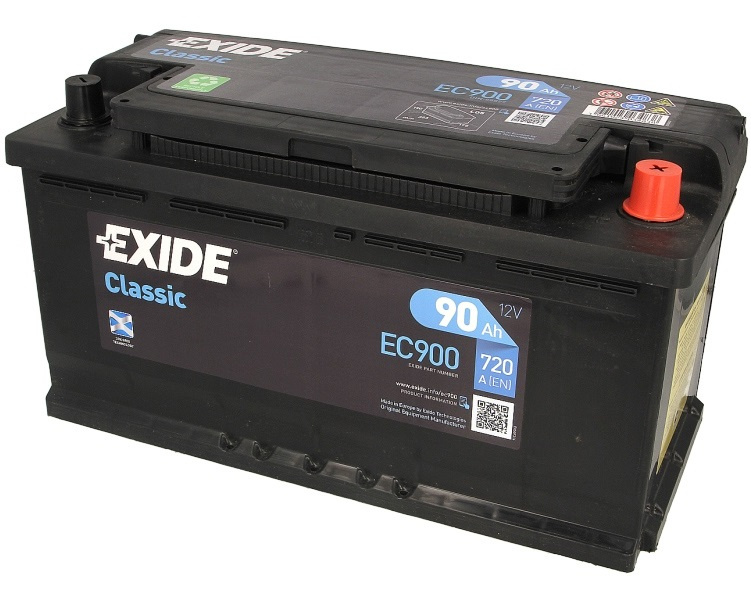 Baterie Exide Classic 90Ah 720A 12V EC900