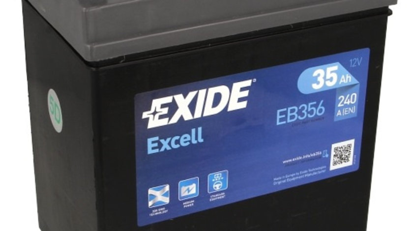 Baterie Exide Excell 35Ah 240A 12V EB356