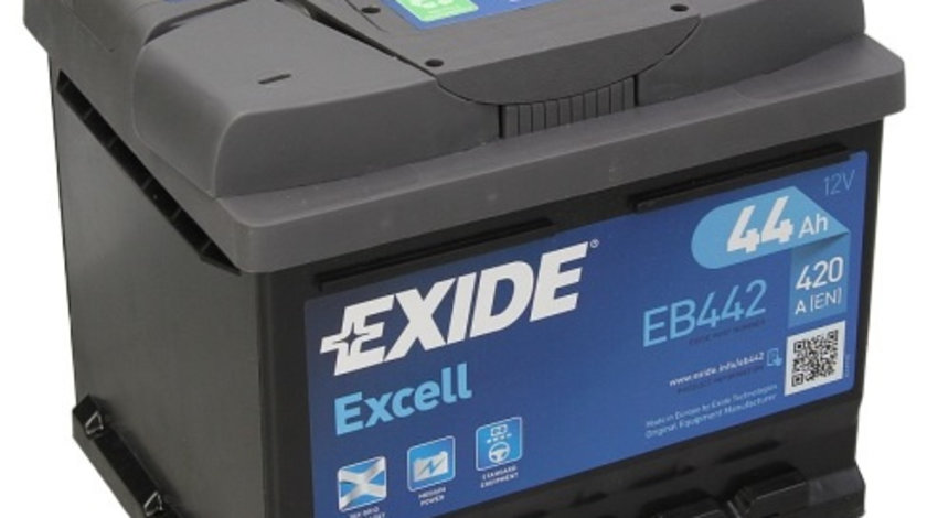 Baterie Exide Excell 44Ah 420A 12V EB442