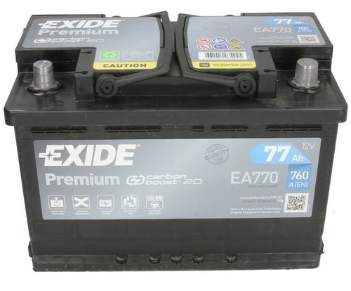 Baterie Exide Premium 77Ah 760A 12V EA770