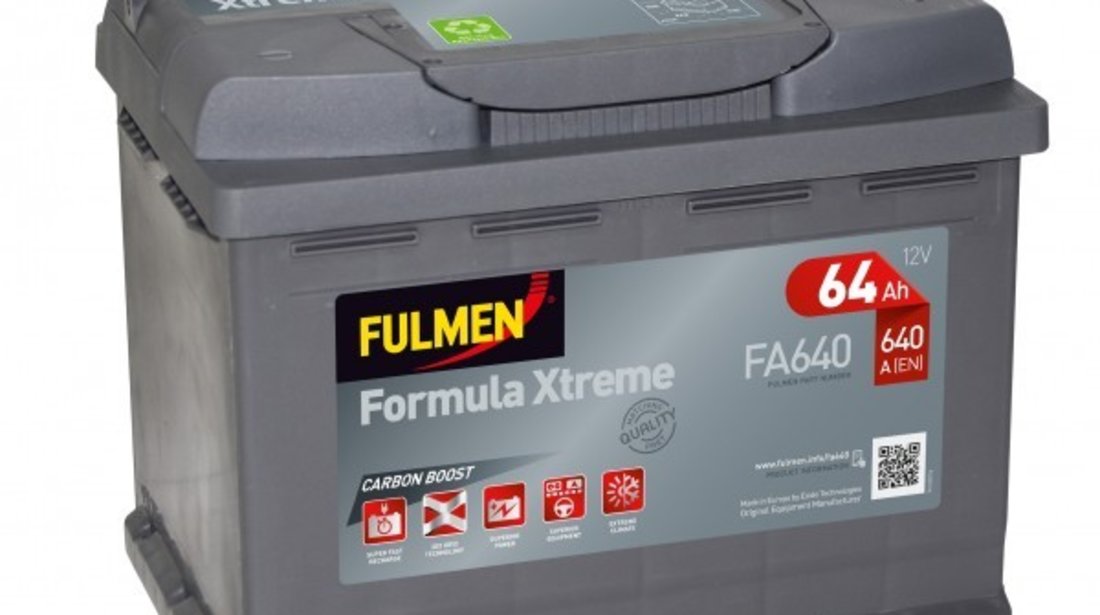 Baterie Fulmen Xtreme 64Ah 600A #1660633