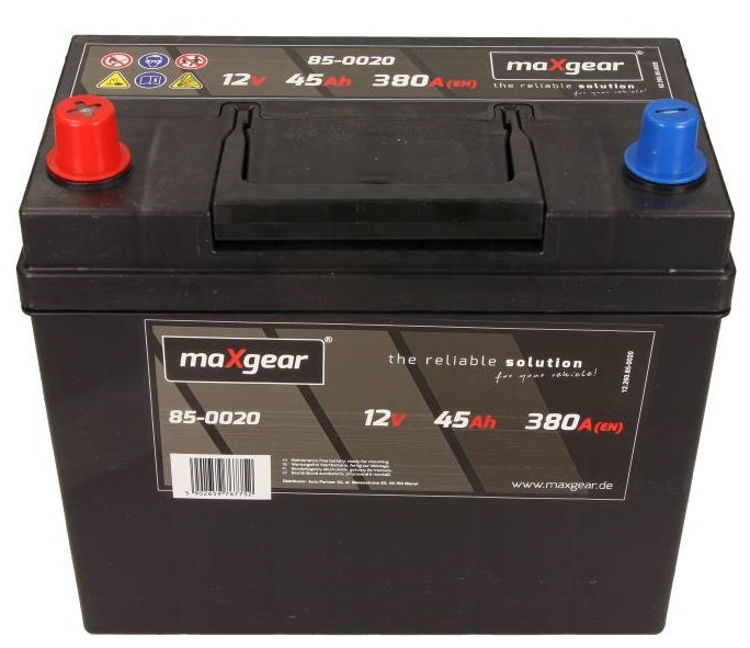 Baterie Maxgear 45Ah 380A 12V 85-0020