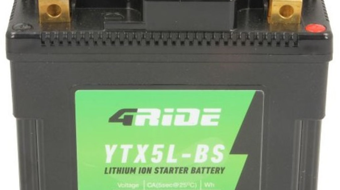 Baterie Moto 4Ride 38Wh 90A 12V YTX5L-BS 4RIDE LI-ION