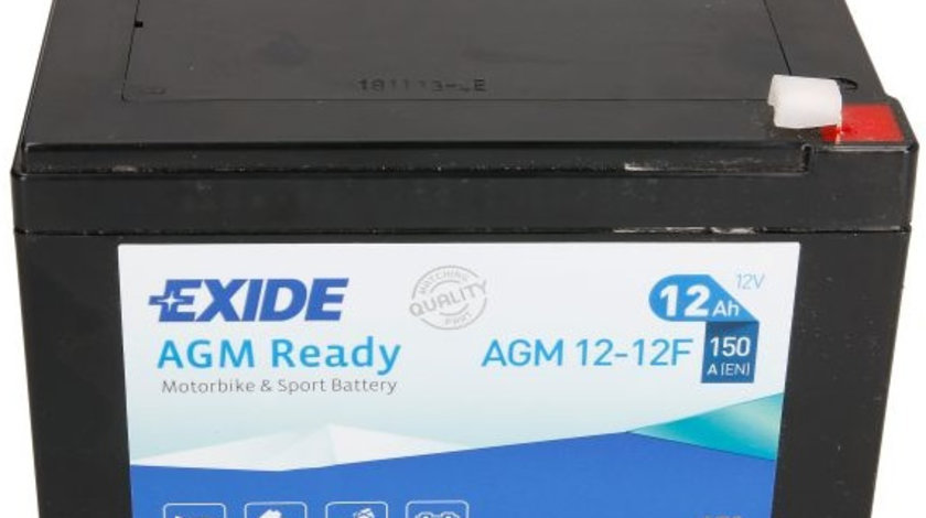 Baterie Moto Exide Agm 12Ah 150A 12V AGM12-12F