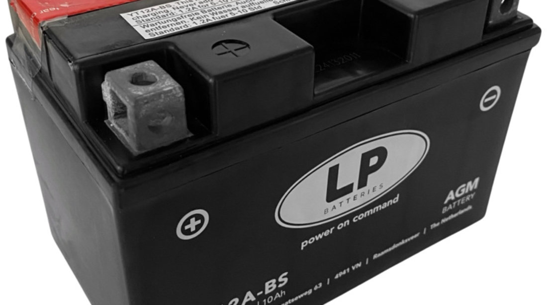 Baterie Moto LP Batteries Agm 10Ah 175A 12V MA LT12A-BS