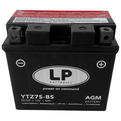 Baterie Moto LP Batteries Agm 6Ah 100A 12V MA LTZ7S-BS