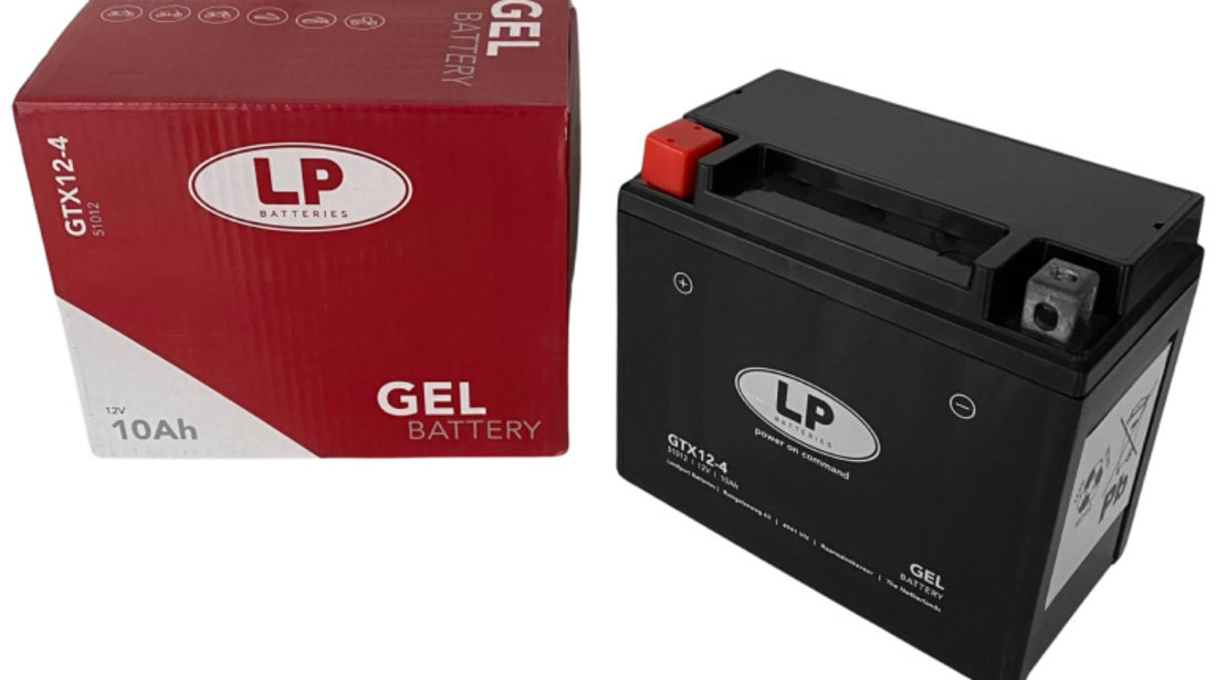 Baterie Moto LP Batteries Gel 10Ah 160A 12V MG LTX12-4