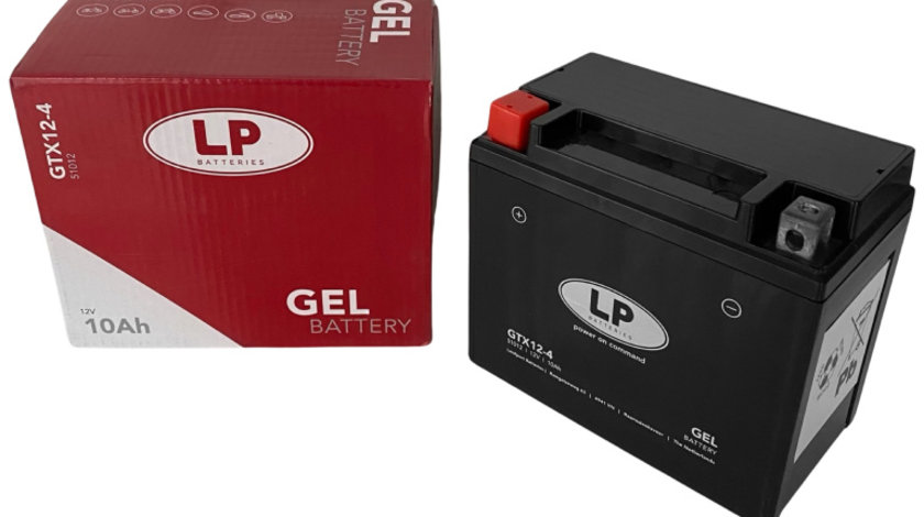 Baterie Moto LP Batteries Gel 10Ah 160A 12V MG LTX12-4