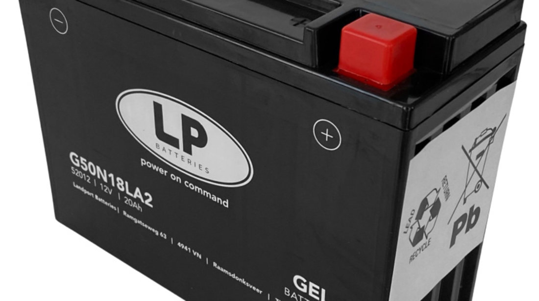 Baterie Moto LP Batteries Gel 20Ah 300A 12V MG L50N18LA2