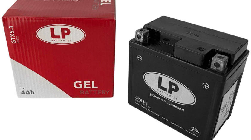 Baterie Moto LP Batteries Gel 4Ah 60A 12V MG GTX5-3