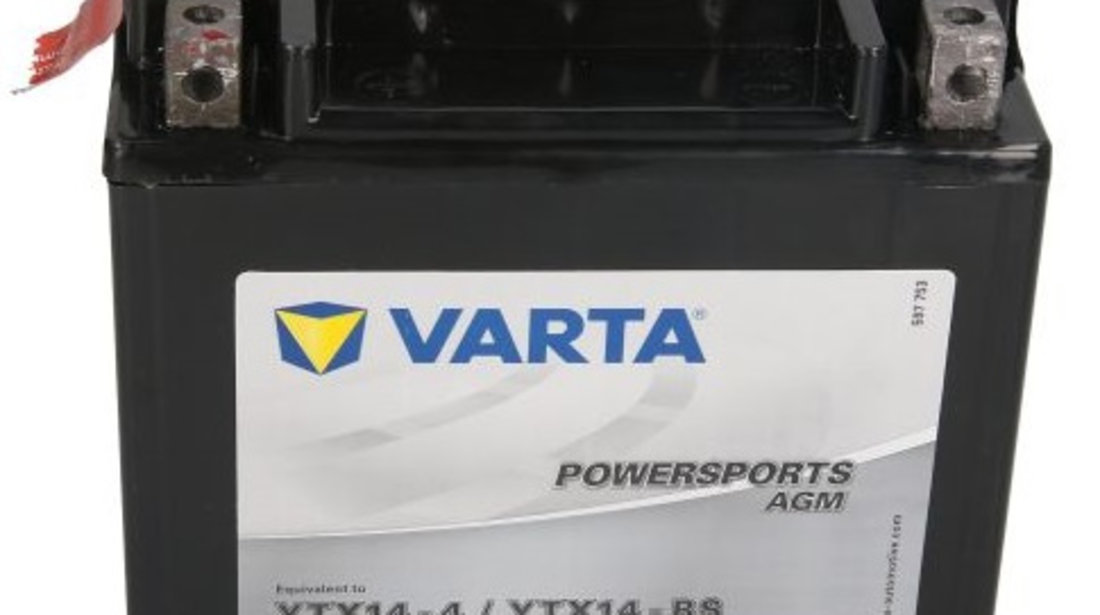 Baterie Moto Varta Powersports Agm 12Ah 12V YTX14-BS VARTA FUN