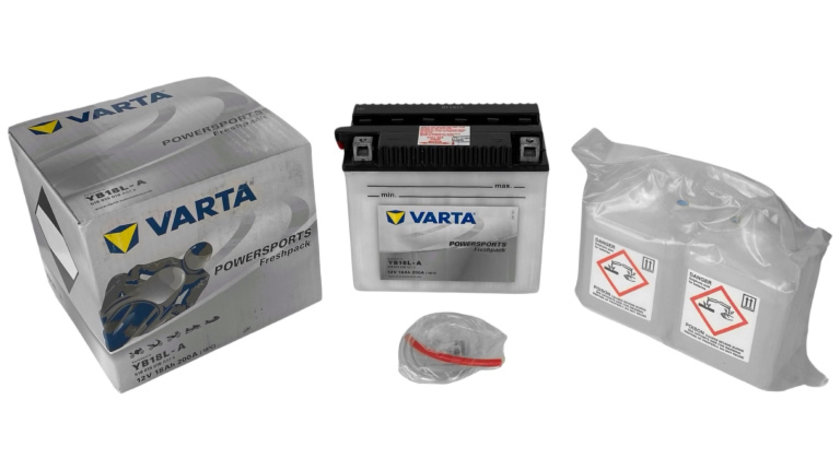 Baterie Moto Varta Powersports Freshpack 18Ah 200A 12V 518015018A514