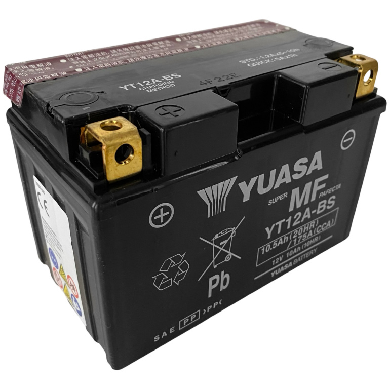 Baterie Moto Yuasa 12V 10.5Ah 175A YT12A-BS