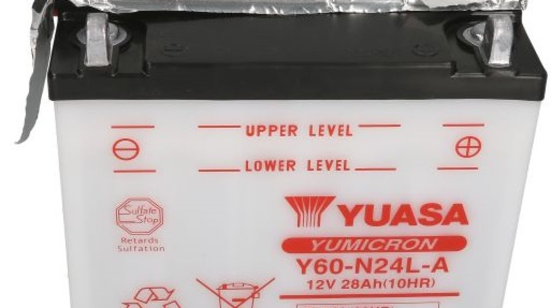 Baterie Moto Yuasa 12V 28Ah 300A Y60-N24L-A