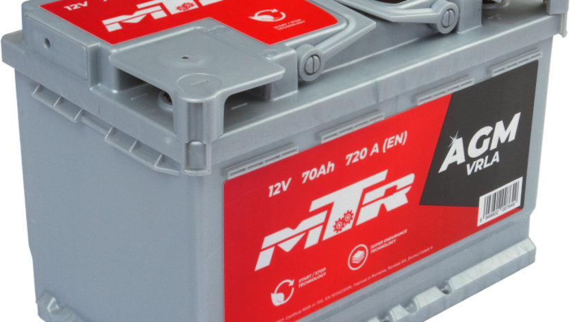Baterie Mtr Agm-Vrla 70Ah 720A Start-Stop 12171770
