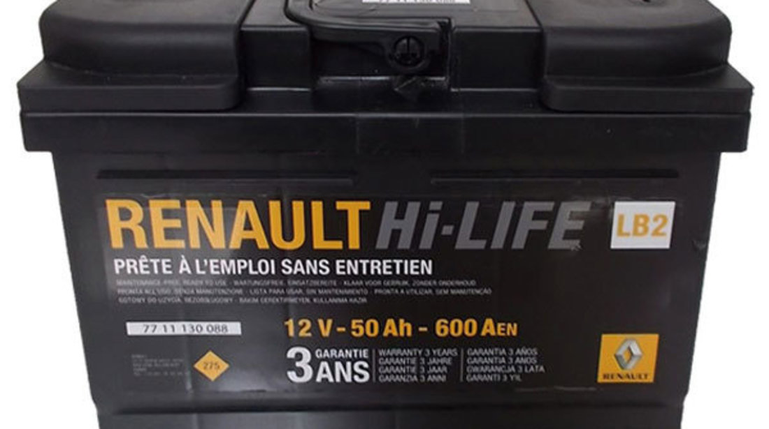 Baterie Renault Hi-Life 50Ah 7711130088 #72671932