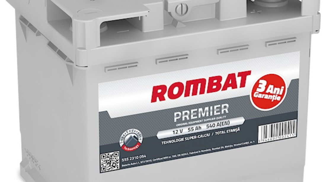 Baterie Rombat Premier 55Ah 540A 5552310054ROM #73088217