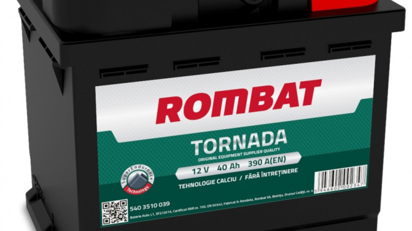 Baterie Rombat Tornada 40Ah 390A 5403510039ROM