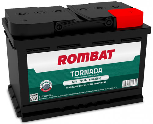 Baterie Rombat Tornada 70Ah 640A 5703530064ROM