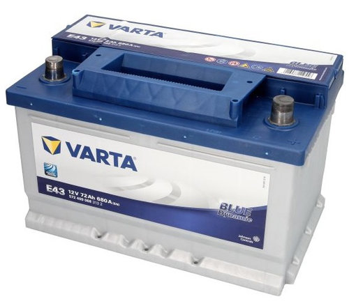 Baterie Varta Blue Dynamic E43 72Ah 680A 12V 5724090683132