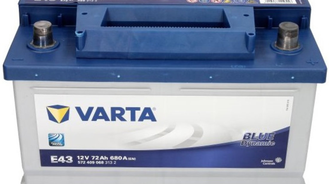 Baterie Varta Blue Dynamic E43 72Ah / 680A 12V 5724090683132 #88212142