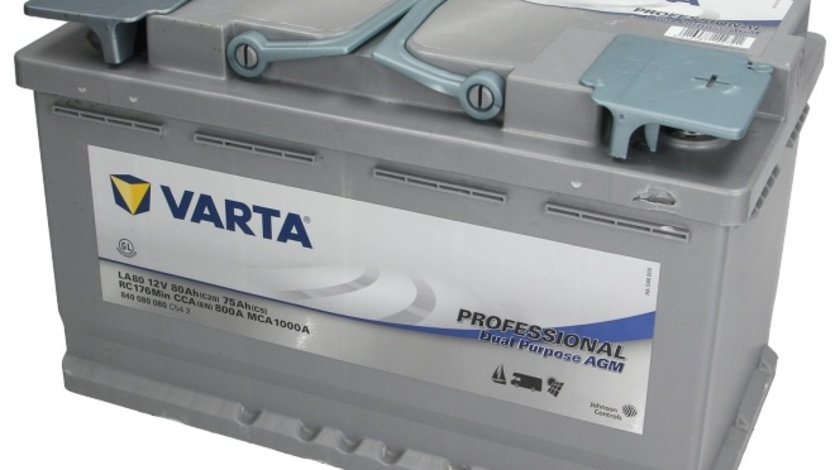 Baterie Varta Professional Dual Purpose 80h / 800A 12V VA840080080