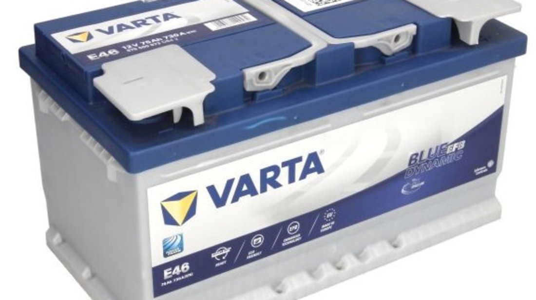 Baterie Varta Start &amp; Stop Efb E46 75Ah / 730A 12V 575500073 #72880289