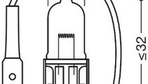 BEC 12V H3 55 W ORIGINAL BLISTER 1 BUC OSRAM 64151...