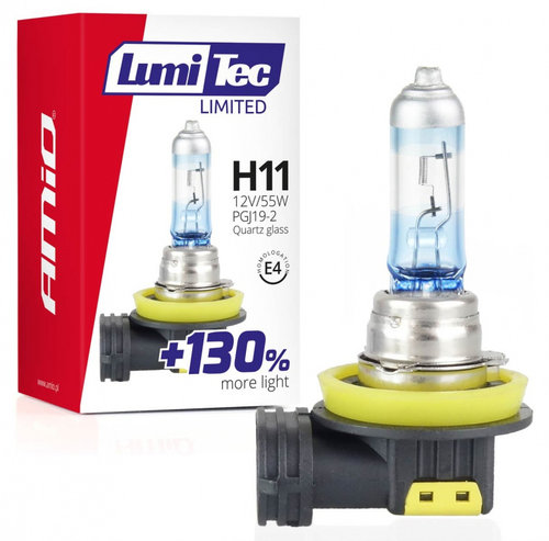 Bec Amio H11 12V 55W +130% LumiTec 02134