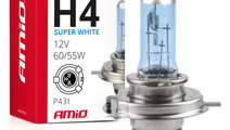 Bec Amio H4 12V 60/55W Filtru UV (E4) Super White ...