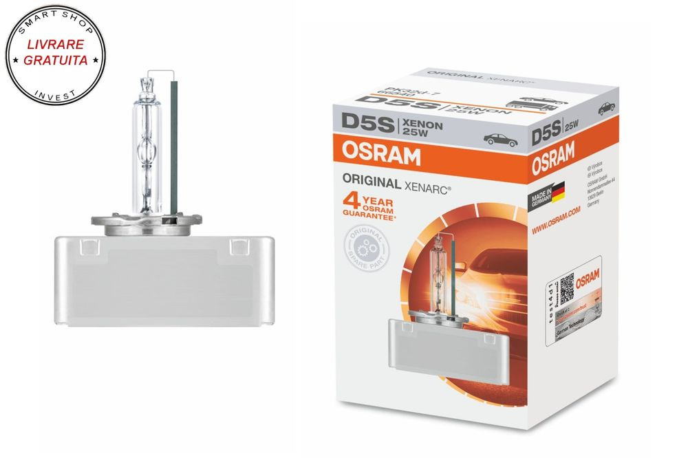 Bec Auto Xenon OSRAM XENARC ORIGINAL D5S 66540 25W 4400K