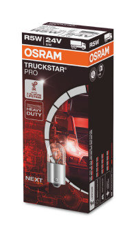 BEC CAMION 24V R5W TRUCKSTAR PRO +100% SET 10 BUC OSRAM 5627TSP OSRAM