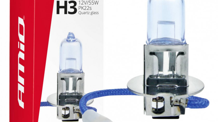 Bec Cu Halogen H3 12v 55w Lumitec Super White +120% Amio 02136