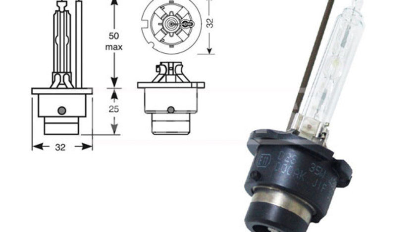 Bec, far faza lunga (70721103 CARPRISS) AUDI,BMW,DAF,FORD,HONDA,MAZDA,MERCEDES-BENZ,MITSUBISHI,NISSAN,OPEL,RENAULT,RENAULT TRUCKS,SAAB,SKODA,VOLVO,VW