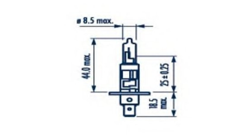 Bec, far faza lunga ALFA ROMEO 156 Sportwagon (932) (2000 - 2006) NARVA 48334 piesa NOUA