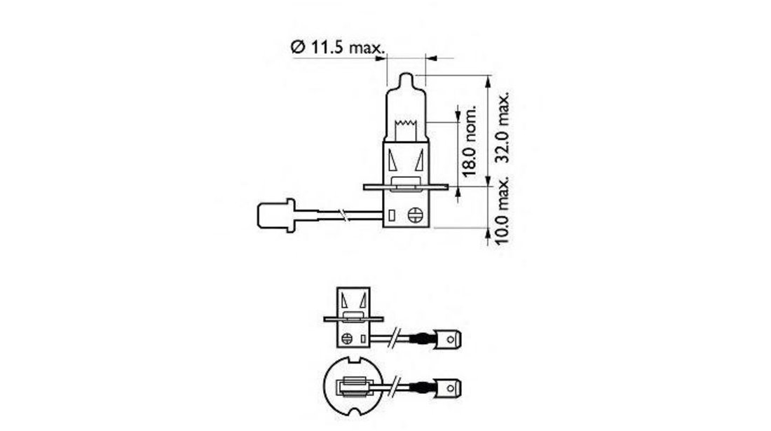 Bec far faza lunga Alfa Romeo 33 (1990-1994) [907A] #2 12336PRB1