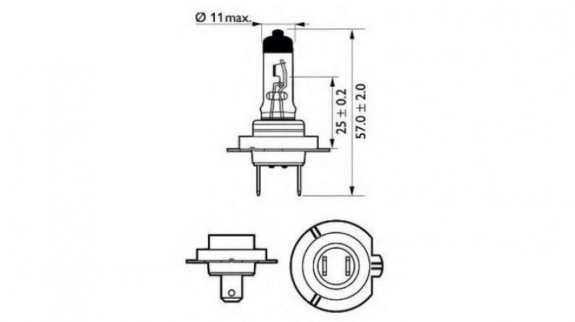 Bec far faza lunga Audi AUDI A4 Avant (8E5, B6) 2001-2004 #2 12972VPS2