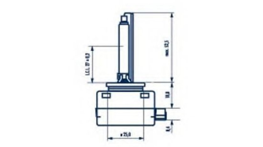 Bec, far faza lunga AUDI TT Roadster (8J9) (2007 - 2014) NARVA 84010 piesa NOUA