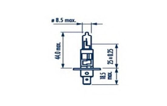 Bec, far faza lunga AUDI TT Roadster (8N9) (1999 - 2006) NARVA 48334 piesa NOUA