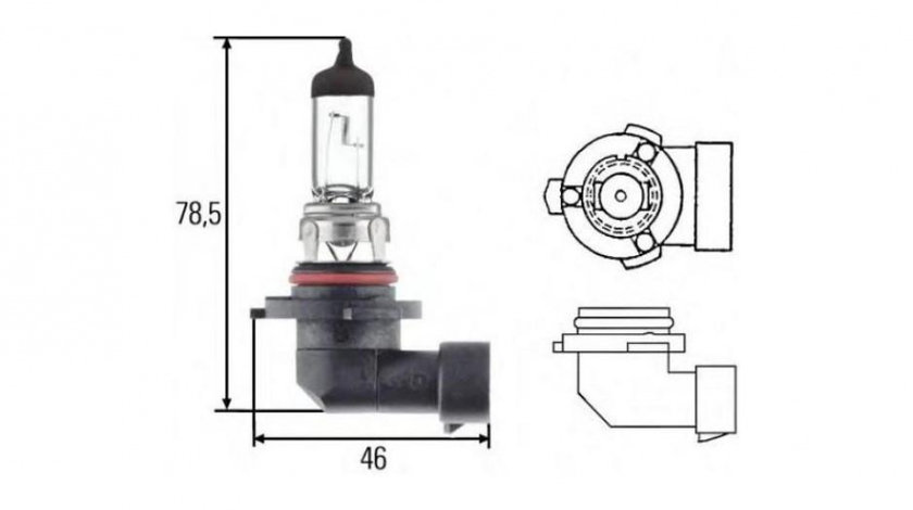 Bec far faza lunga BMW 3 (E46) 1998-2005 #3 005636121