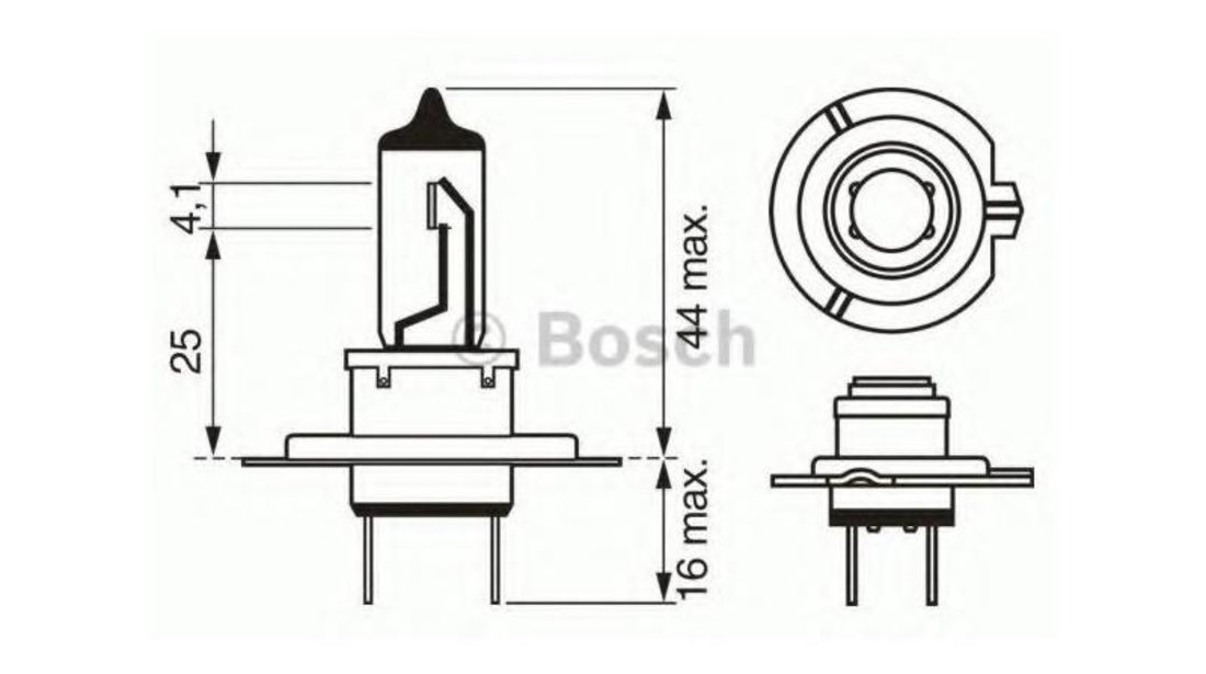 Bec far faza lunga BMW 5 (E39) 1995-2003 #3 12972