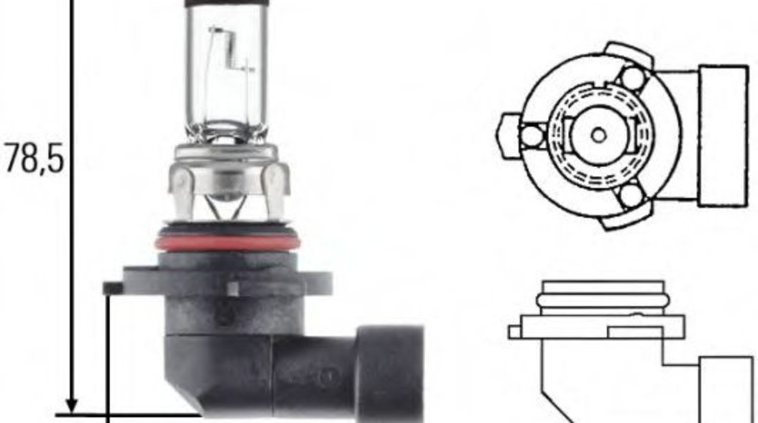 Bec, far faza lunga BMW Seria 3 Compact (E36) (1994 - 2000) HELLA 8GH 005 636-121 piesa NOUA