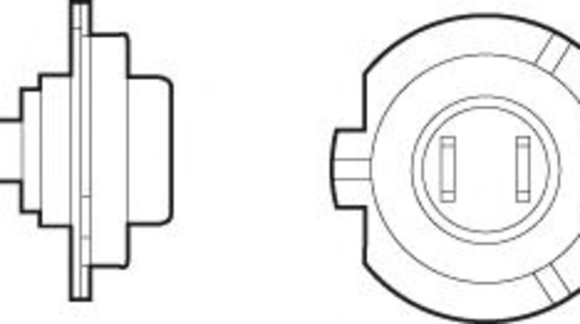 Bec, far faza lunga BMW Seria 3 (E36) (1990 - 1998) VALEO 032009 piesa NOUA