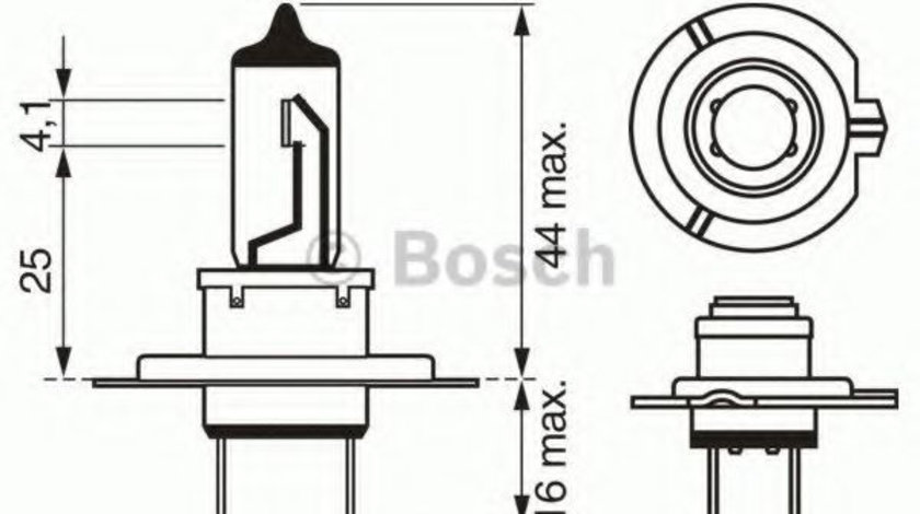 Bec, far faza lunga BMW Seria 3 (E36) (1990 - 1998) BOSCH 1 987 302 071 piesa NOUA