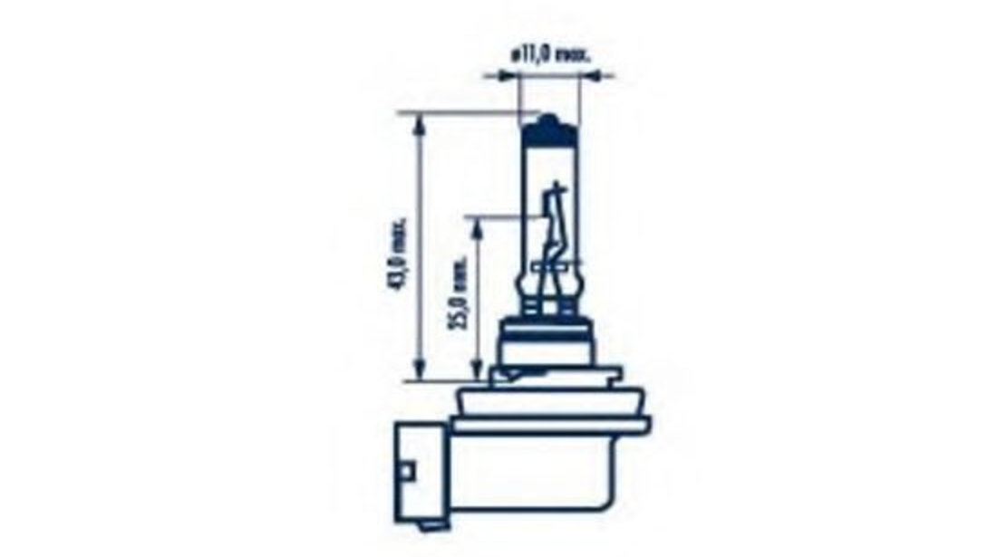 Bec, far faza lunga BMW Seria 3 Touring (E46) (1999 - 2005) NARVA 48078 piesa NOUA